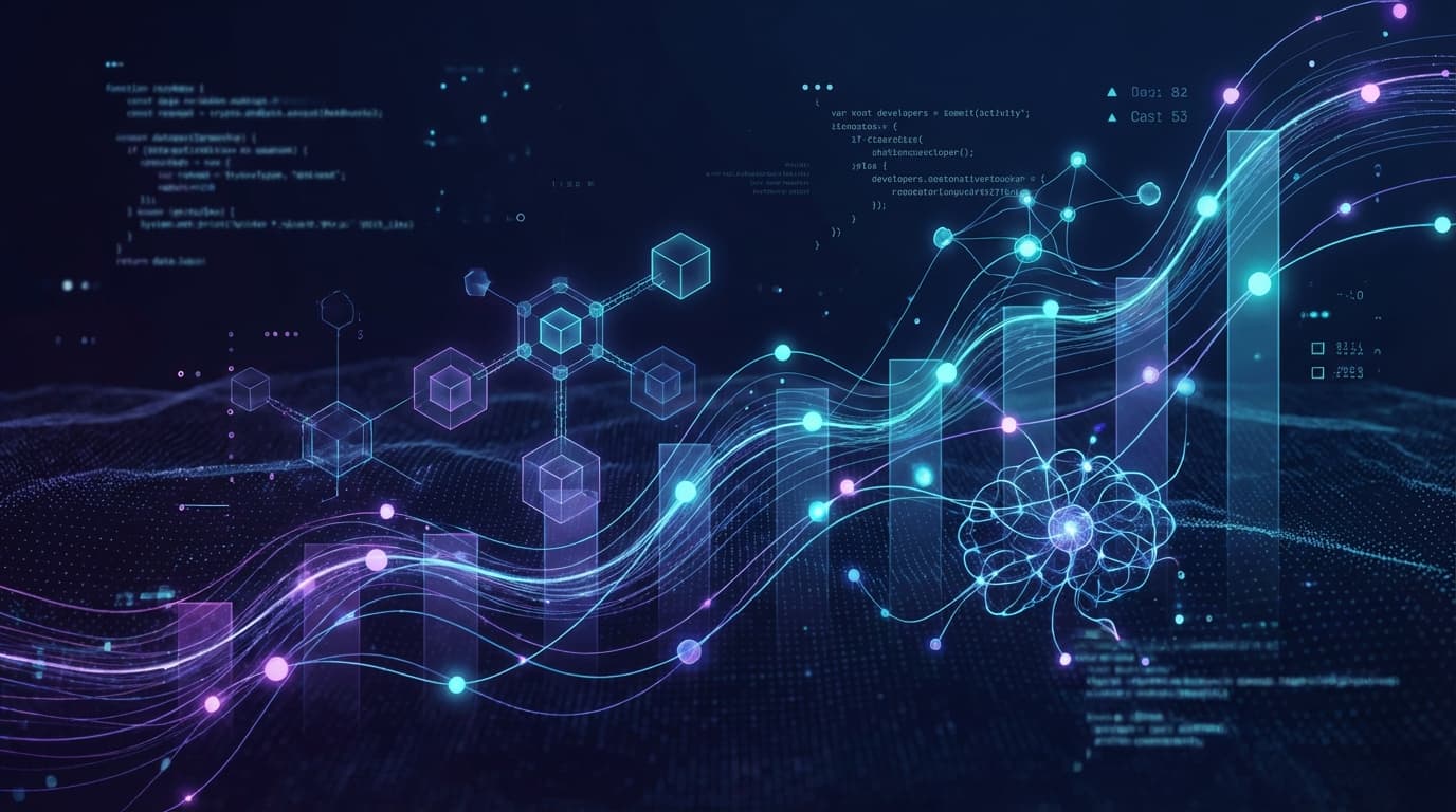 L'activité de développement crypto explose : les projets IA construisent pendant le marché baissier