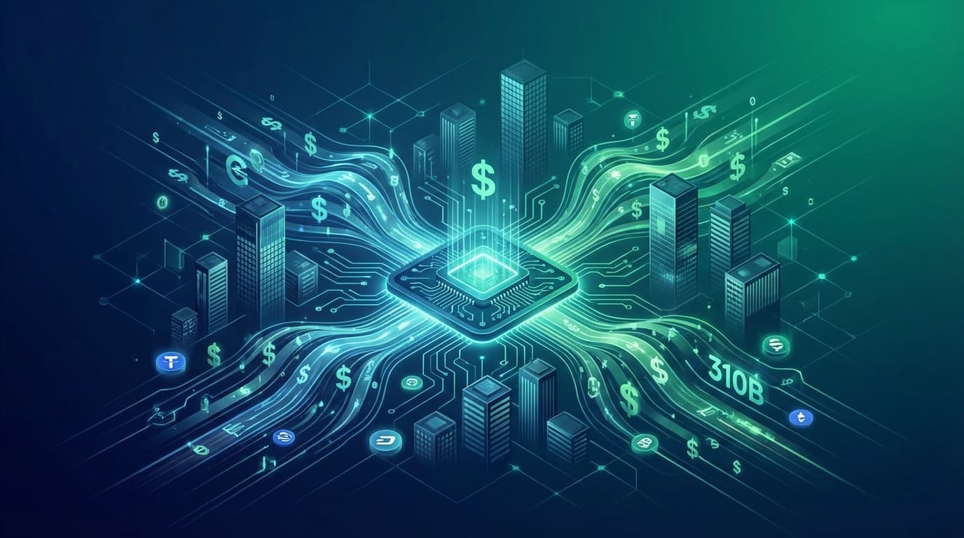 Stablecoins Alcanzan $310B: Cómo las Instituciones Transforman Crypto