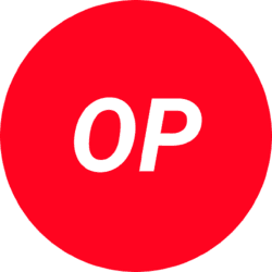 Optimism (OP) logo
