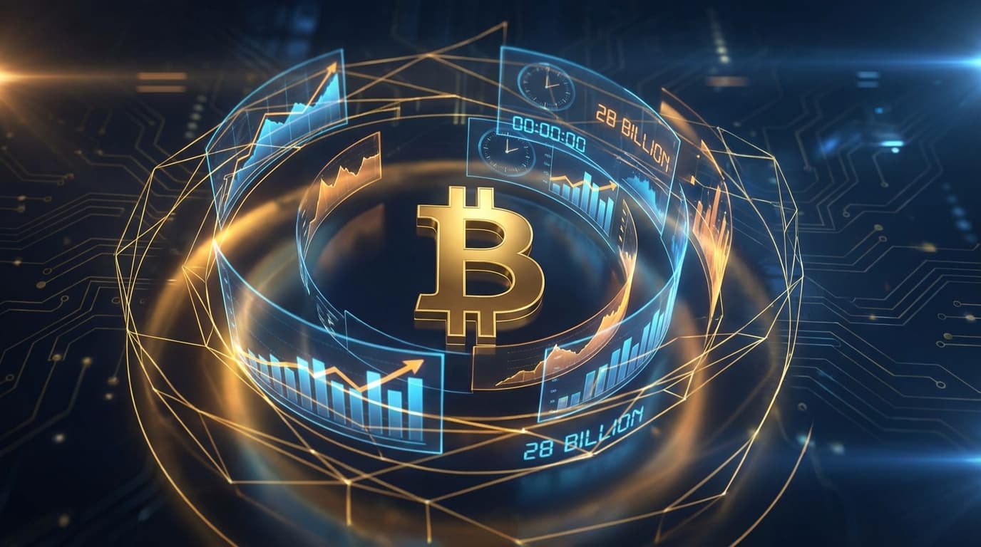 Bitcoin and Ethereum options expiry chart with derivatives data visualization