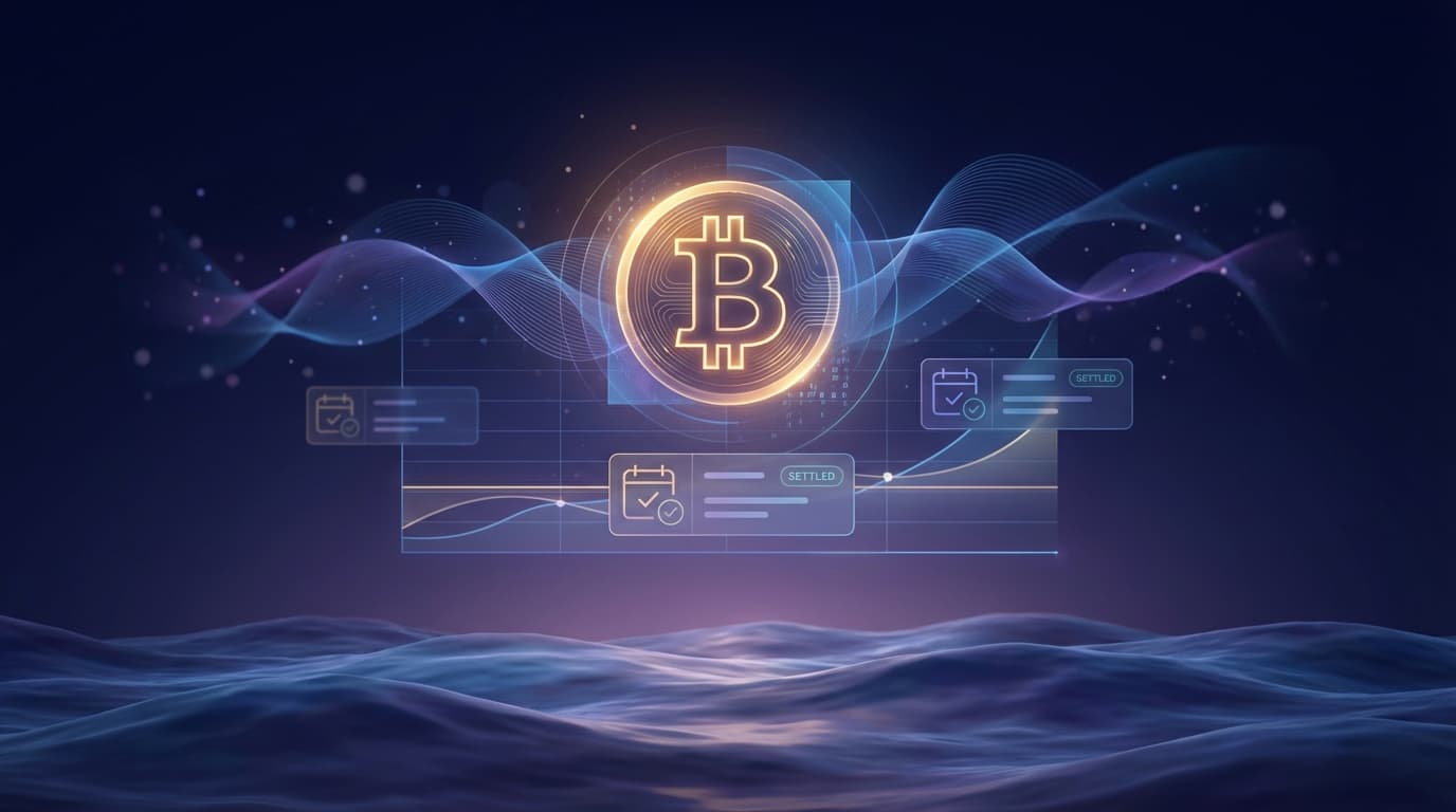 Bitcoin options expiry chart showing market stability