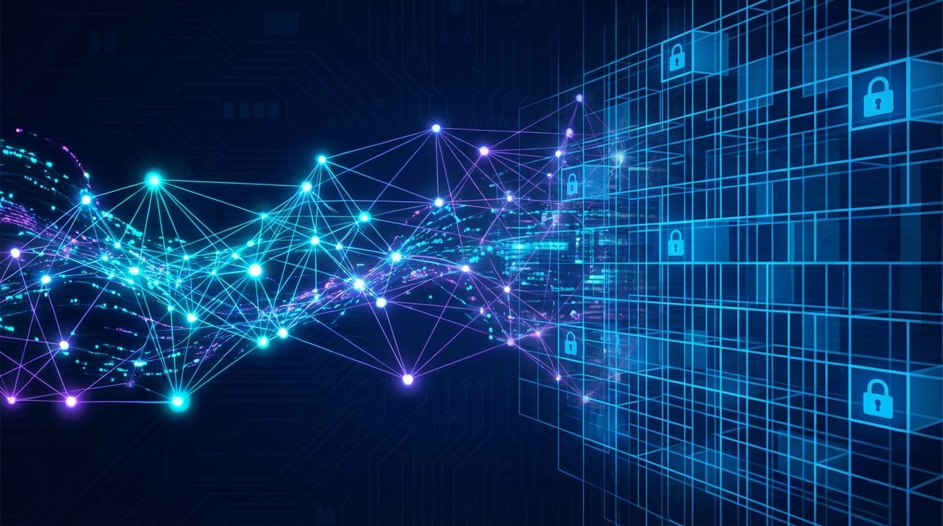 Abstract representation of internet freedom and regulation debate