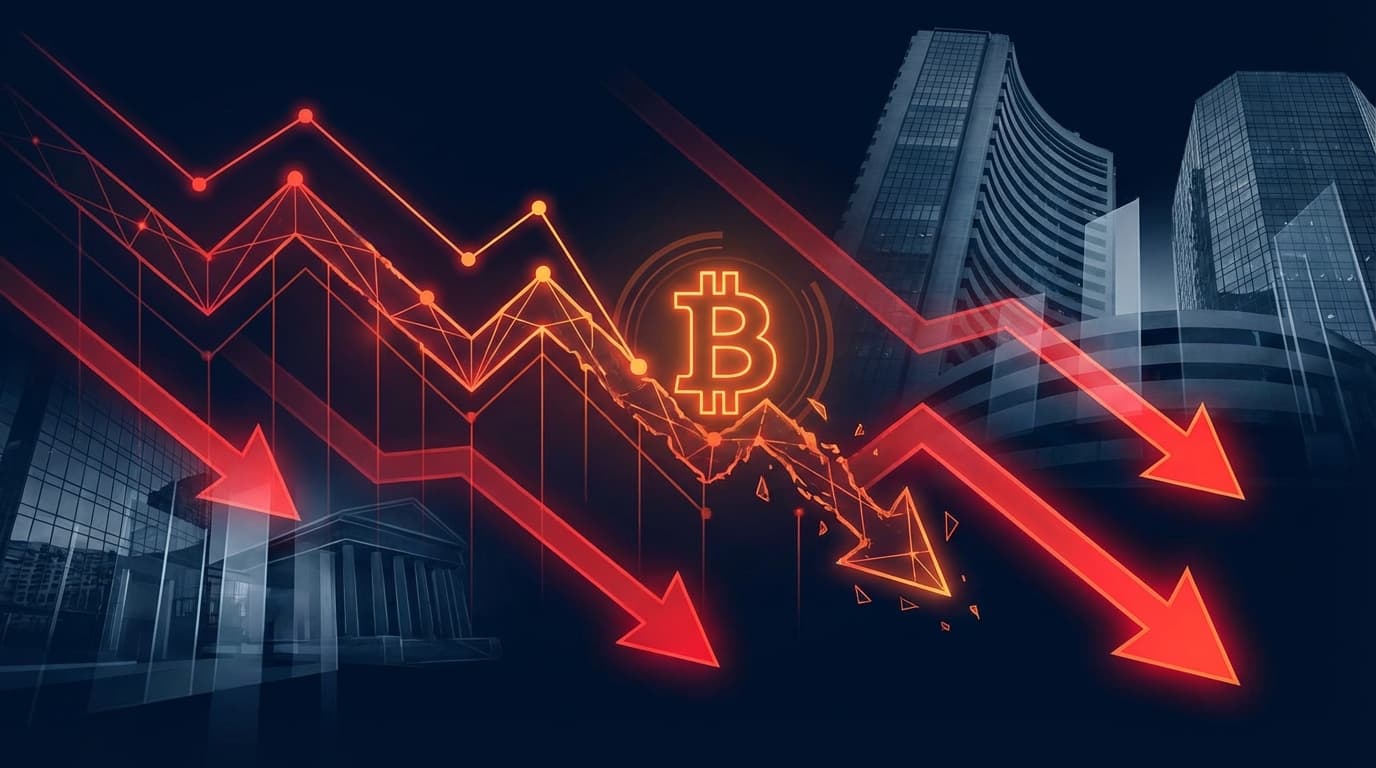 Chart showing Bitcoin ETF outflows reaching record levels in late 2025