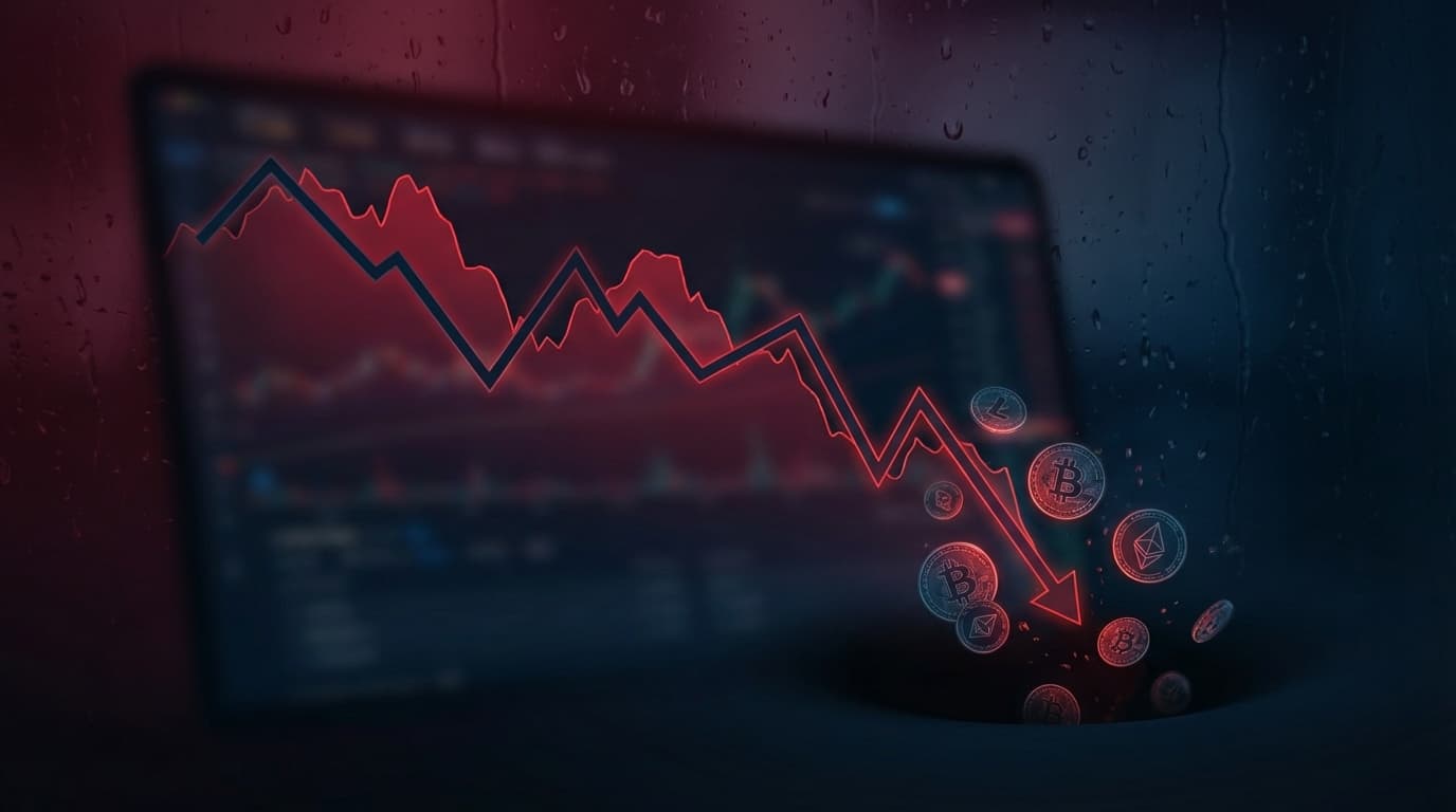 Chart showing percentage of altcoins near all-time lows reaching 38 percent