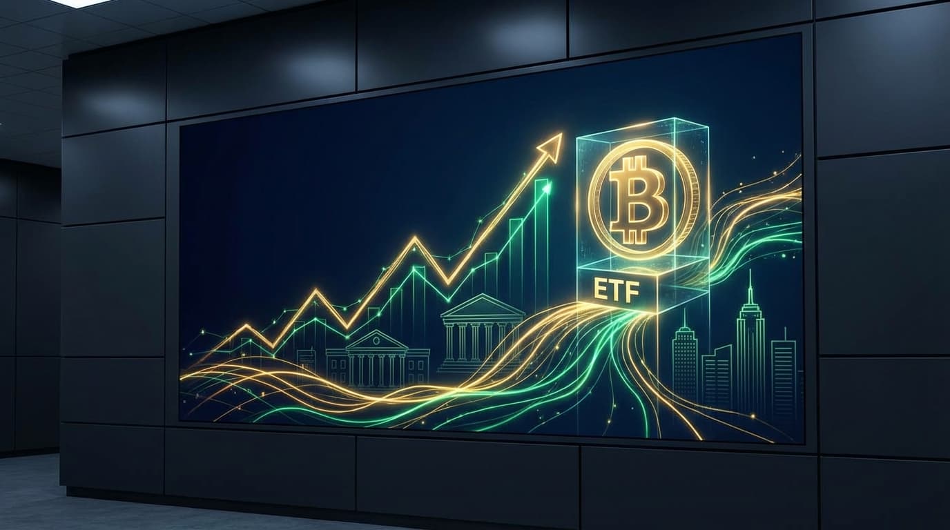 Bitcoin ETF institutional inflows chart showing March 2026 recovery