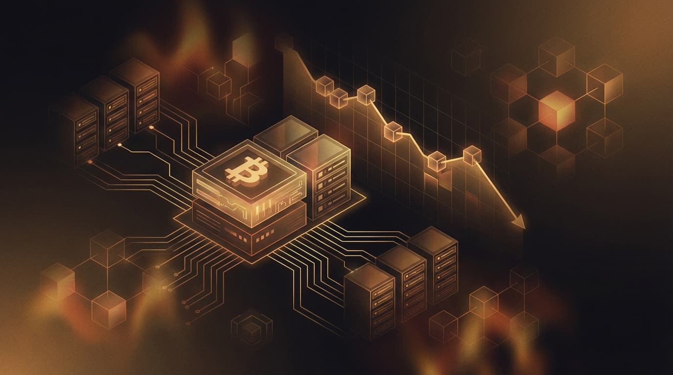 Bitcoin mining difficulty chart showing 7.76% decline at block 941,472