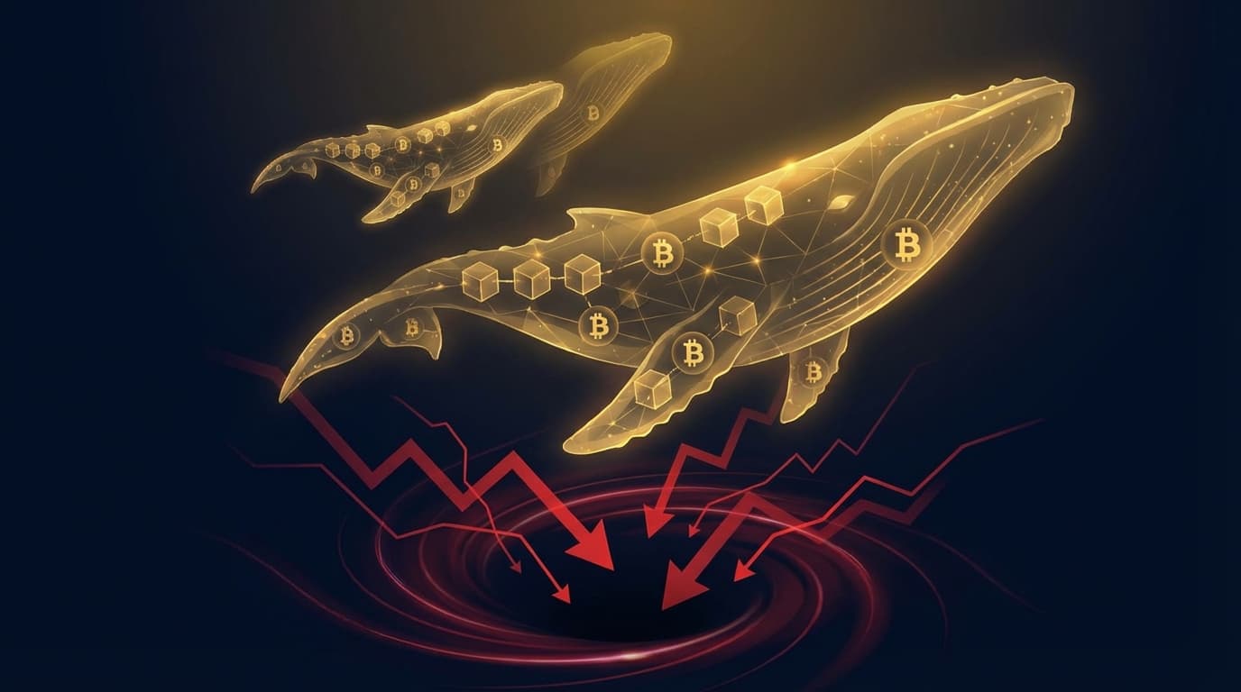 Bitcoin whale accumulation chart showing large wallet inflows during market fear
