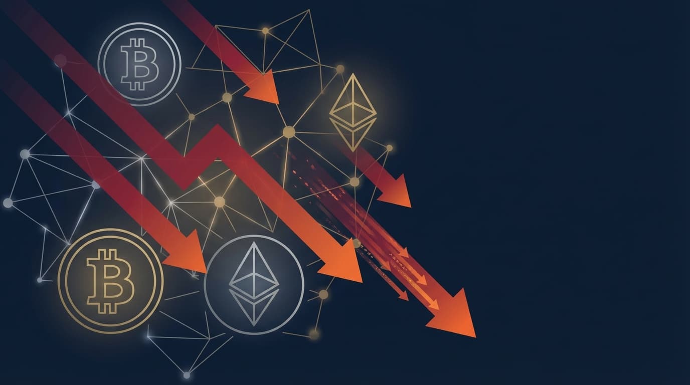 Chart showing cryptocurrency ETF outflows with institutional investment data
