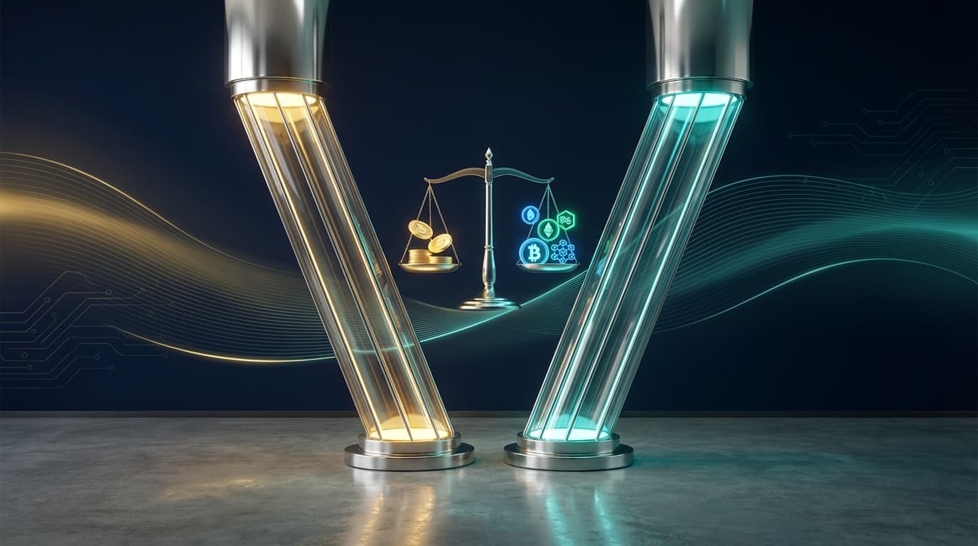 SEC and CFTC regulatory buildings with digital asset classification framework